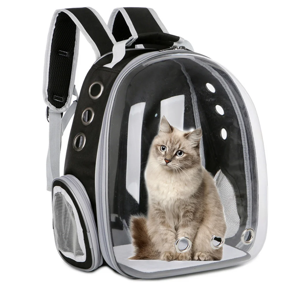 

Cat Carrier Bags Breathable Pet Carriers Small Dog Cat Backpack Travel Space Capsule Cage Pet Transport Bag Carrying For Cats