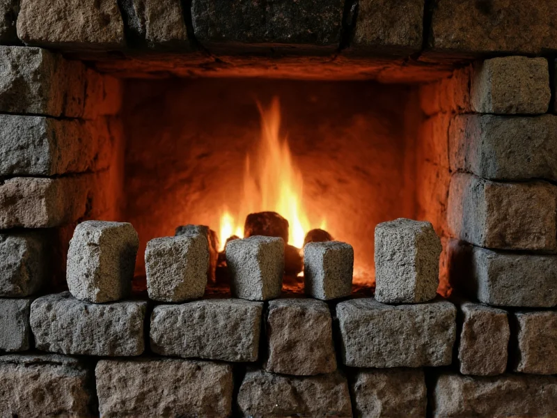 Furnace crafting with 8 cobblestone blocks