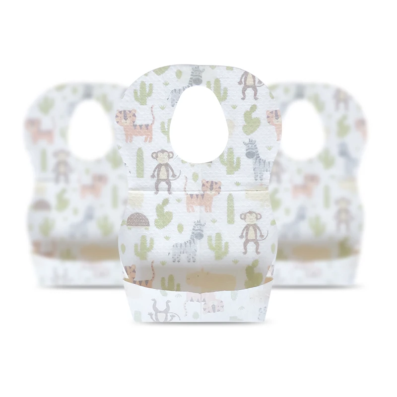 High Quality Keep Clean Waterproof Disposable Portable Baby Bibs
