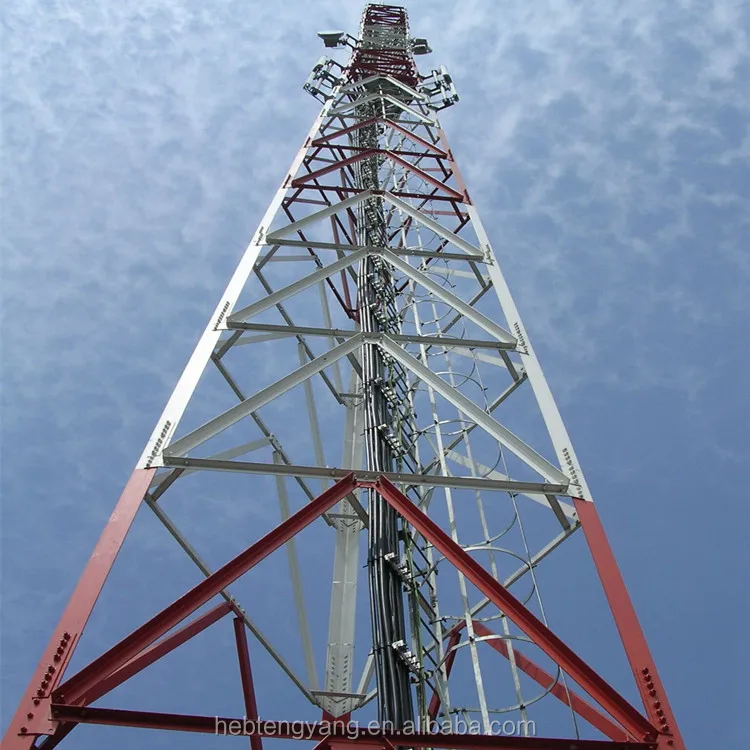 Telecom Angle Steel 4leg Self Supporting Steel Tower - Buy Telecom ...