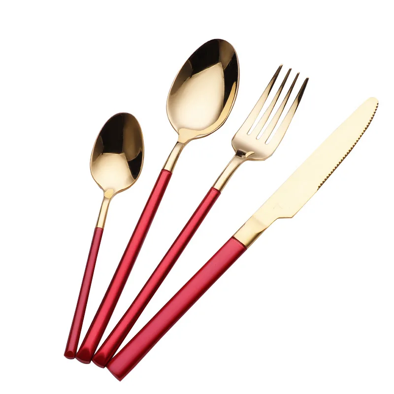 

Wedding Dinnerware Set Creative Tableware Spoon Fork Knife Set