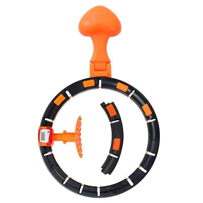 

Adjustable Weight Loss Hula Ring Detachable Smart Weighted Hula Hoops, Orange