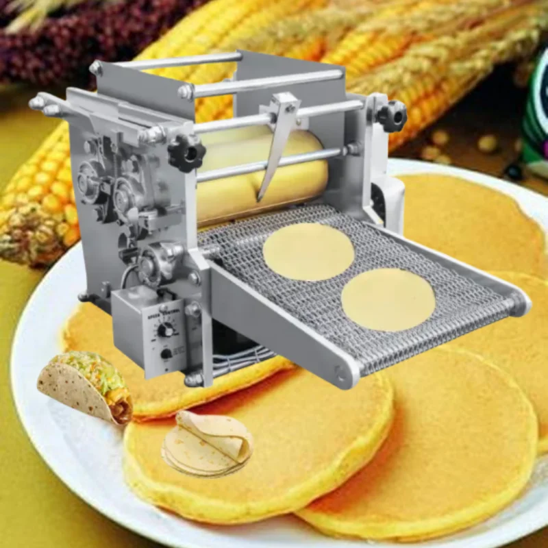 

Tabletop Fully Automatic Corn roti chapati Tortilla Making Machine