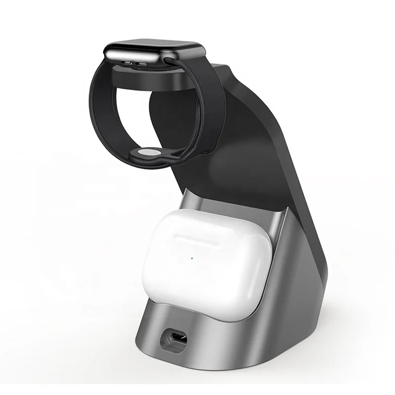 

Hot sales 3 in 1 fast wireless charging dock Phone Charger on sales, White /black