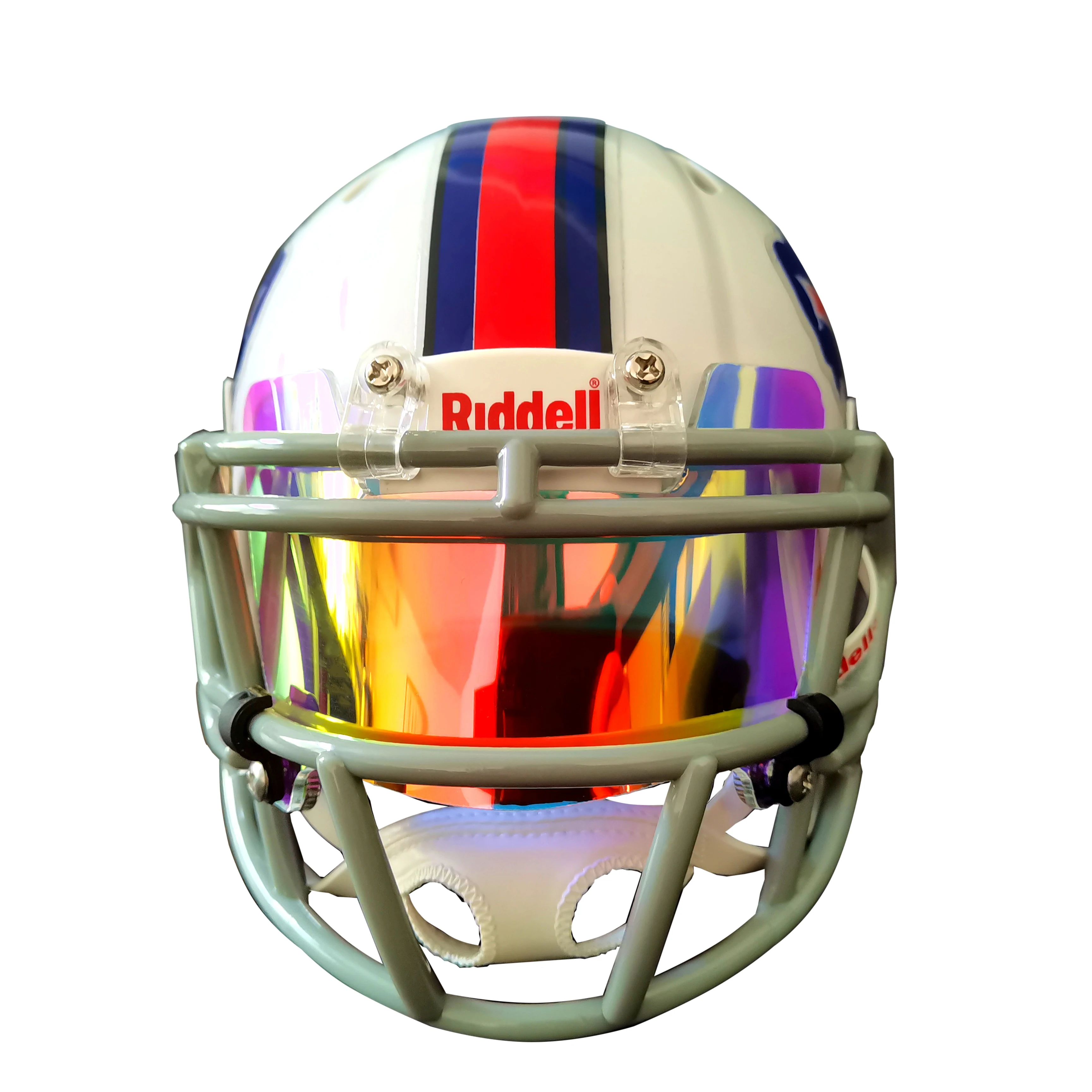 

Mini Football Helmet Eye Shield Visor With Clips For NFL Collectors
