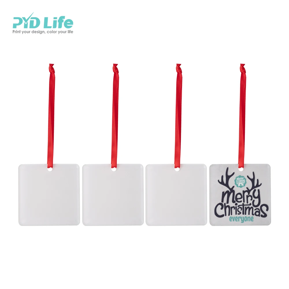 

PYD Life 2023 Wholesale Blanks Sublimation Christmas Gift Home Tree Hanging Decoration Acrylic Ornaments