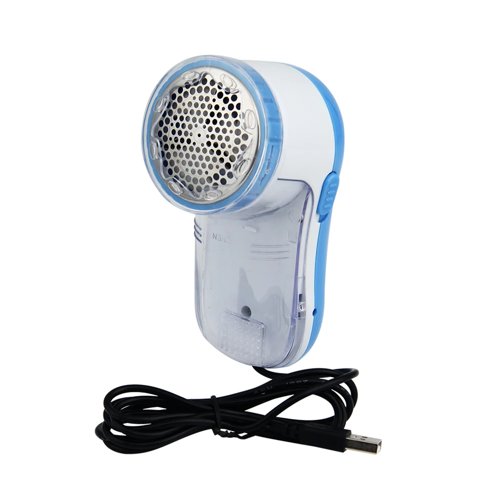 

Hairball Trimmer Lint Remover Electric Clothes Fabric Shaver USB Sweater Shaver Hairball Remover, Blue