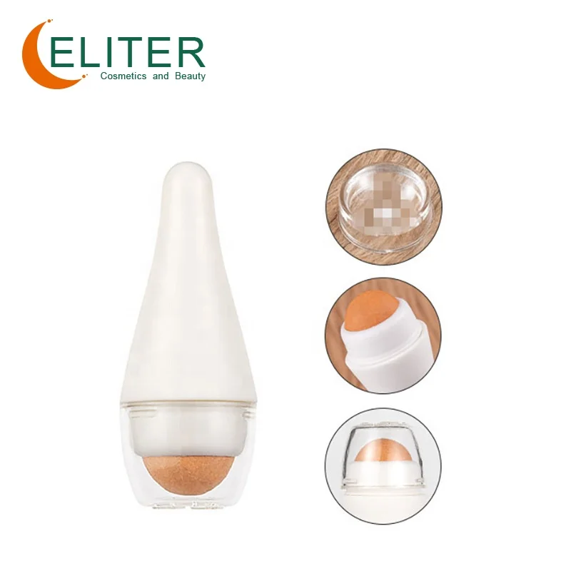 

In Stock Naturally Solution of Combating Oily Skin Skin Care Facial Oil Control Volcanic Oil-Absorbing Face Roller Mini Massage, Customized color