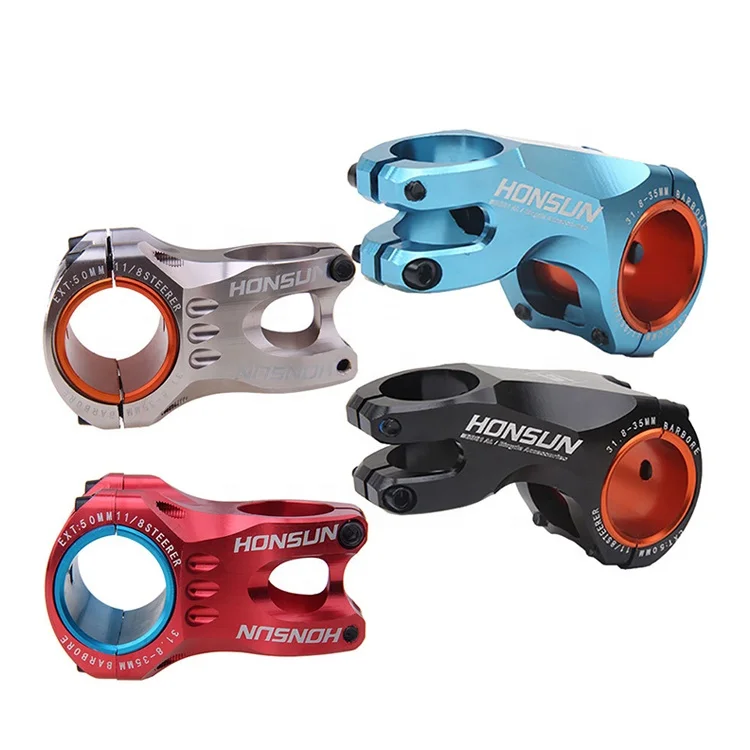 

Wholesale High-Strength Lightweight 35mm 31.8mm Stem For XC AM MTB Mountain Road Bike Bicycle Stem, Customized