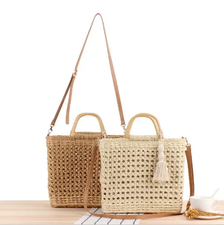 

Fashion Women Straw Bags Summer Shoulder Tote Bag Beach Bags