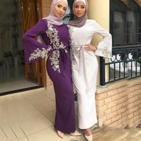 

Wholesale Popular Design Hot Style Stylish Elegant Embroidery Slim Body Wrap Hip Long Dress Sexy Muslim Girls Photos