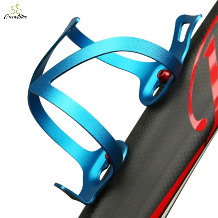 

All-aluminum alloy opening bottle cage bicycle mountain bike universal water cup holder riding accessories bike water bottle, Gold /black/red/blue/silver