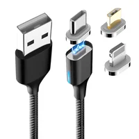 

Magnetic Charging USB Cable 3A Fast Charging Data Transfer Magnet Cable New 2020 Trending Product