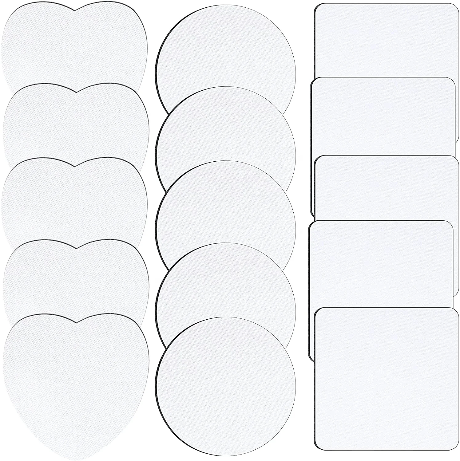 

SHG wholesale custom Logo thick blanks round square absorbent nfc paper coaster for drinks