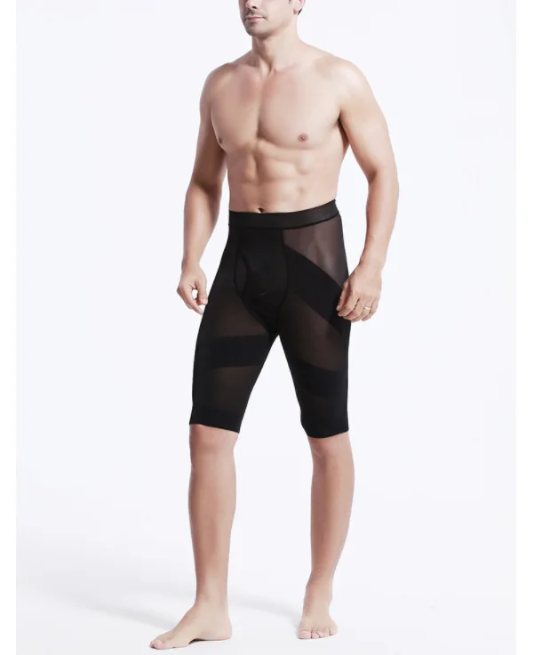 

Mens seamless nylon china wholesale lift the hips shapers pants for male