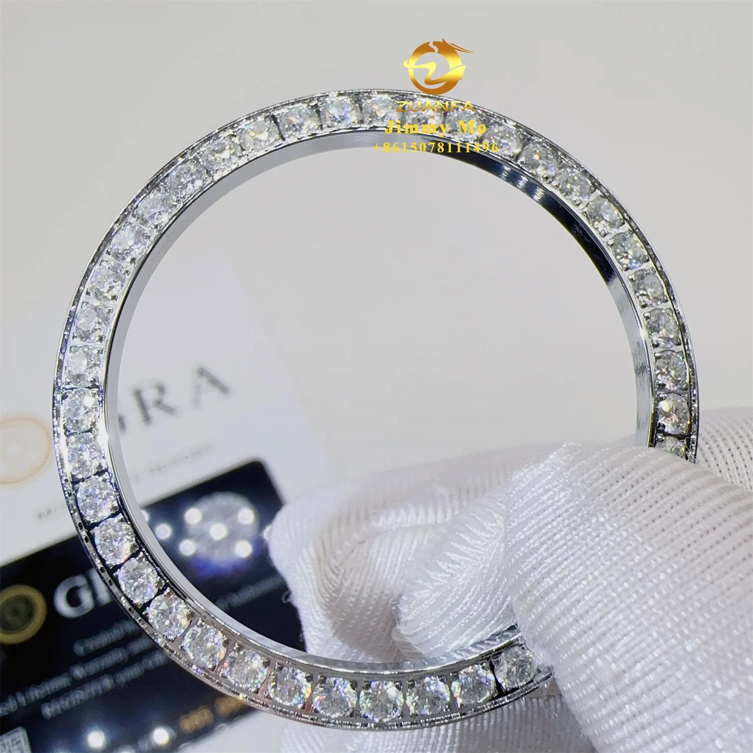 

Bulk Stock Pass Diamond tester 36mm/41mm/26mm/31mm/34mm Bussdown Iced Out Hip Hop VVS Moissanite Watch Bezel