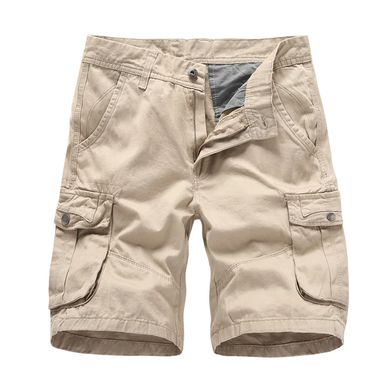 

Amazon Quality Summer Mens Cargo Shorts Casual Cotton Pants Multi Pocket Sport Short Pants, Khaki,gray,black,army green,dark blue