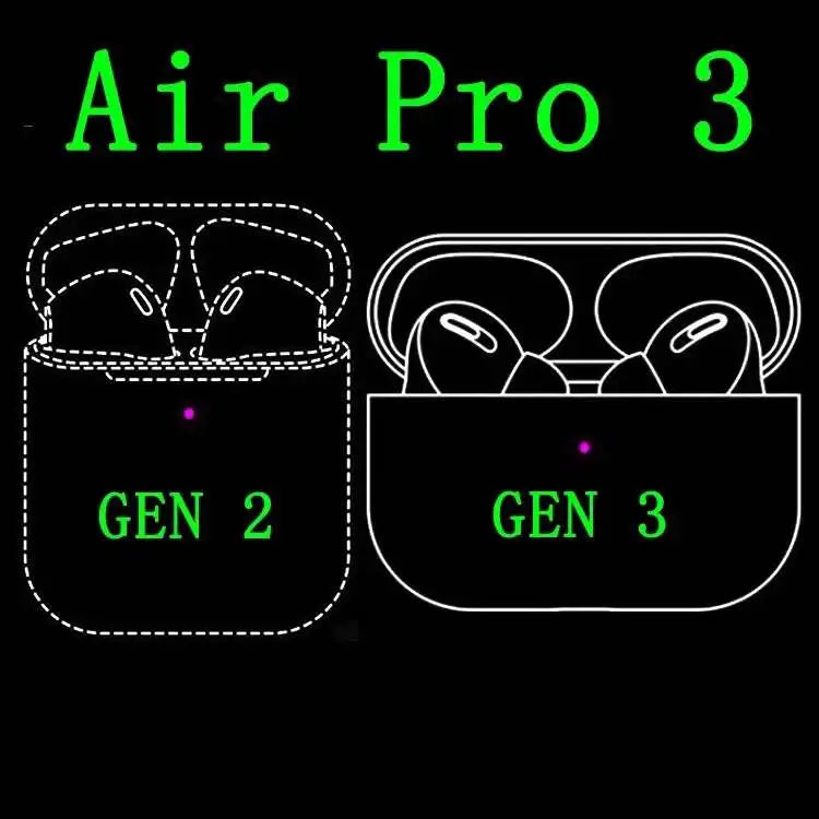 

Air 3 Pod Original 1:1 ANC Airpodding Airoha 1562A 1536U Air Pro 3 Pods In-ear Wireless Headphone TWS Earbuds Airpodering Pro, White