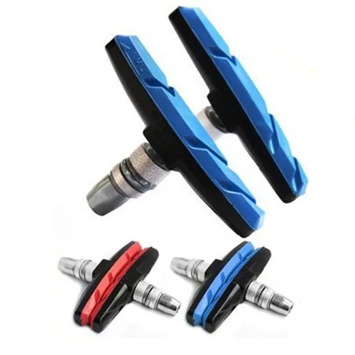 

Semi Metal Resin Mtb Mountain Bike Disc Roto Bicycle Brake Pads, Red/blue