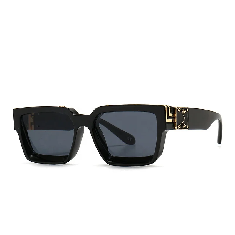 

High Quality Fashionable Colourful Big Square Women Uv400 Sunglasses Oversized Sunglasses Men Sun glasses For Man