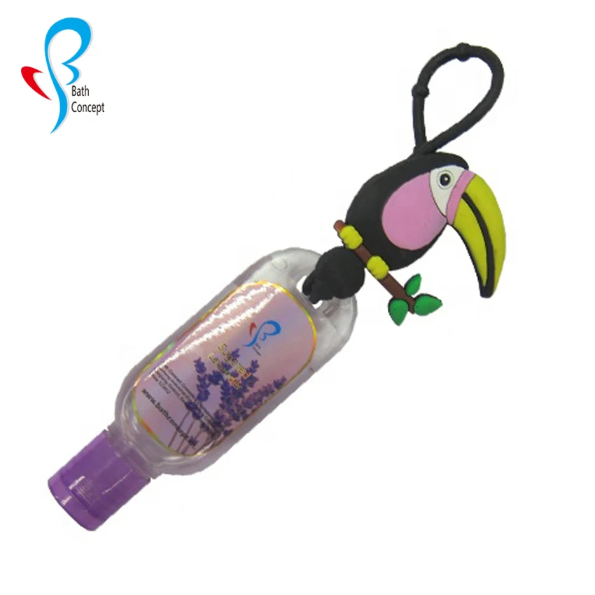 

Travel size 29ml alcohol free hand sanitizer with lovely holder, Customized