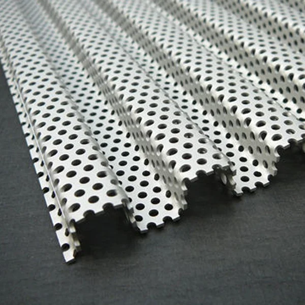 Laser Cut Indoor Decorative Aluminium Perforated Corrugated Metal