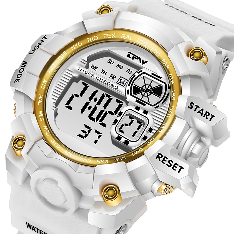 

Sport Men Digital Watch 3ATM Water Proof Electronic Movement