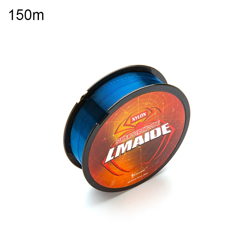 

150m Good quality ultra durable nylon monofilament fishing lines, Yellow,blue, white, wire red,brown