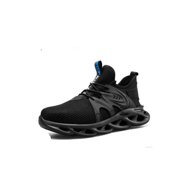 

Safety Shoes Toe Cap With Eva Rubber Men Black Cow Shoe Mesh Oem Steel Anti Color Lining Feature