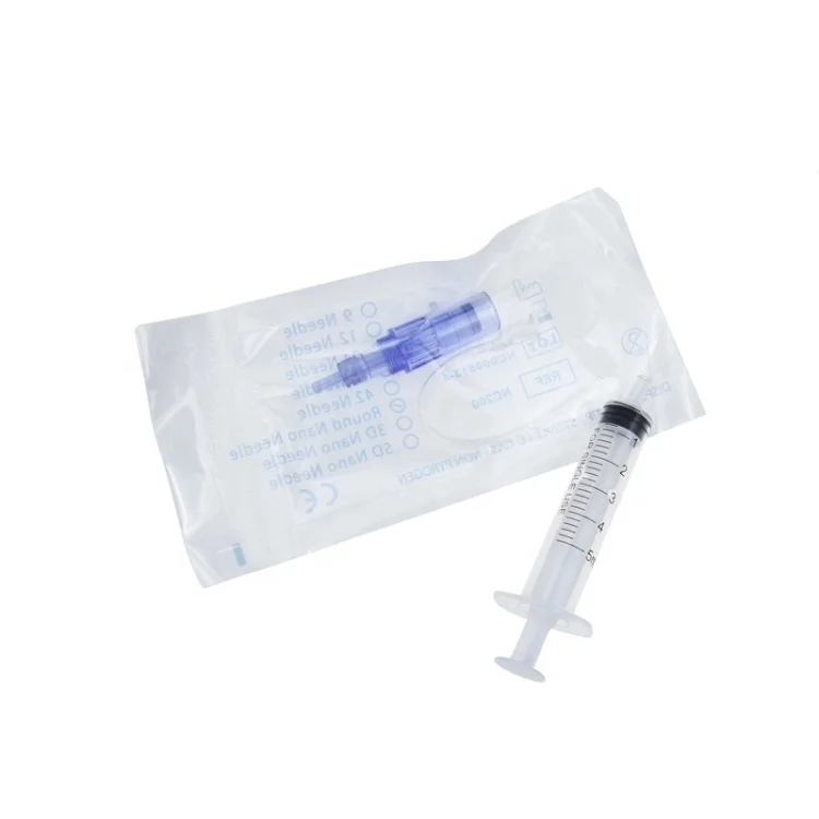 

Mini Water Mesotherapy Injector Nano Derma Pen Needles With Liquid Electric Microneedle Cartridge, Blue
