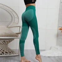 

High Waist Ladies Gym Leggings Eco Friendly Butt Lift Yoga Pants with Pockets