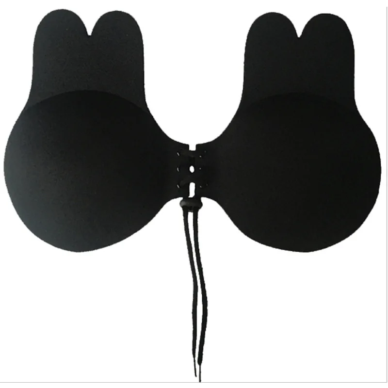 

Rabbit Ears Chest-Lifting Stickers Anti-Sagging Point Outside Spreading Drawstring Invisible Bra Rabbit Nipple Stickers MZL