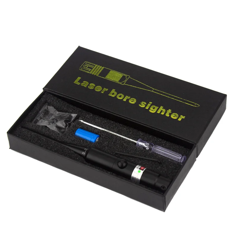 

Tactical Universal Green Laser Bore Sight with Rechargeable Battery fit .177 to .50 Caliber