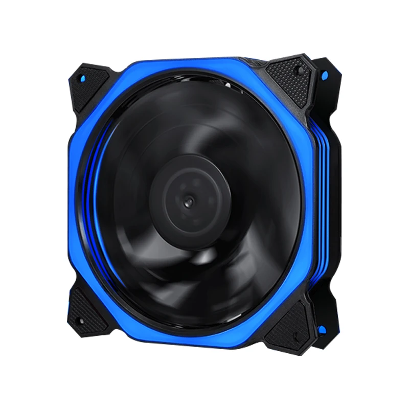 

Custom High Quality CPU Fan Cooler 120mm PC Computer Case Fan PWM LED Fan RGB 12V For Gamer, Blue led lamp