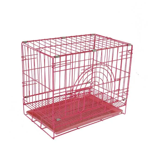 

hot sale dog cage metal dog cages for cheap, Blue/pink/black