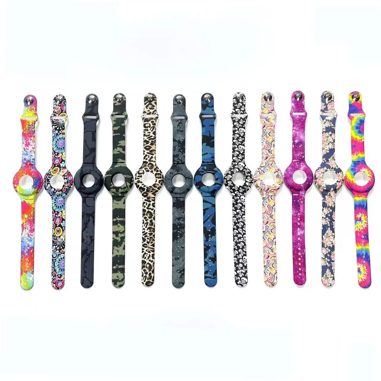 

2022 New Design High Quality Popular Silicone Airtag Wristband, Customized