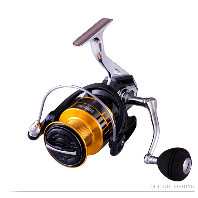 

Long Casting 4.6:1/2000-7000 Metal Stainless steel Double Bearing Spinning Fishing Reels