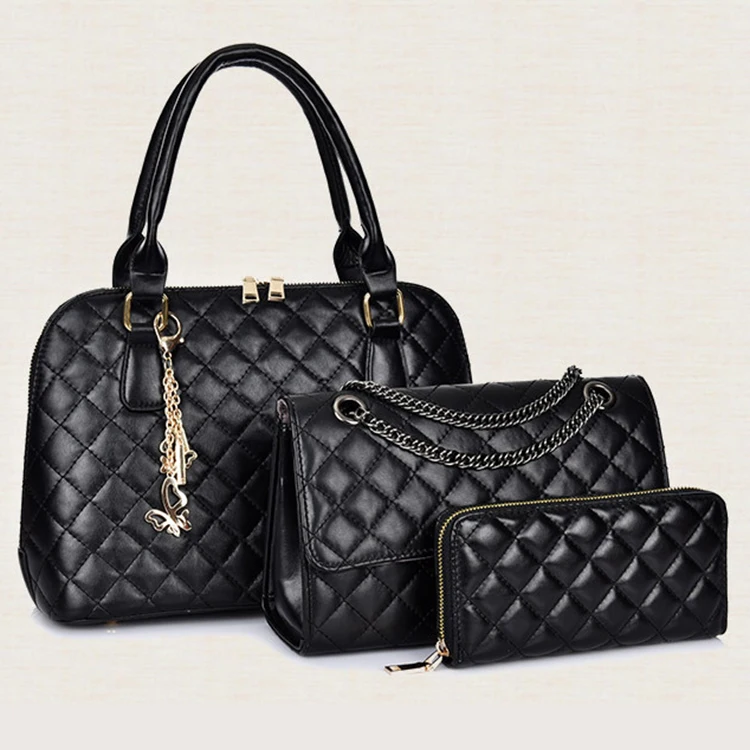 

fashion women purses wallet 3 piece purse handbags set, Four