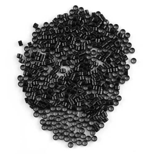 

Neitsi 1000pcs 4.0mm Micro Ring Lined Beads Without Silicone for I Bonded Hair Extensions