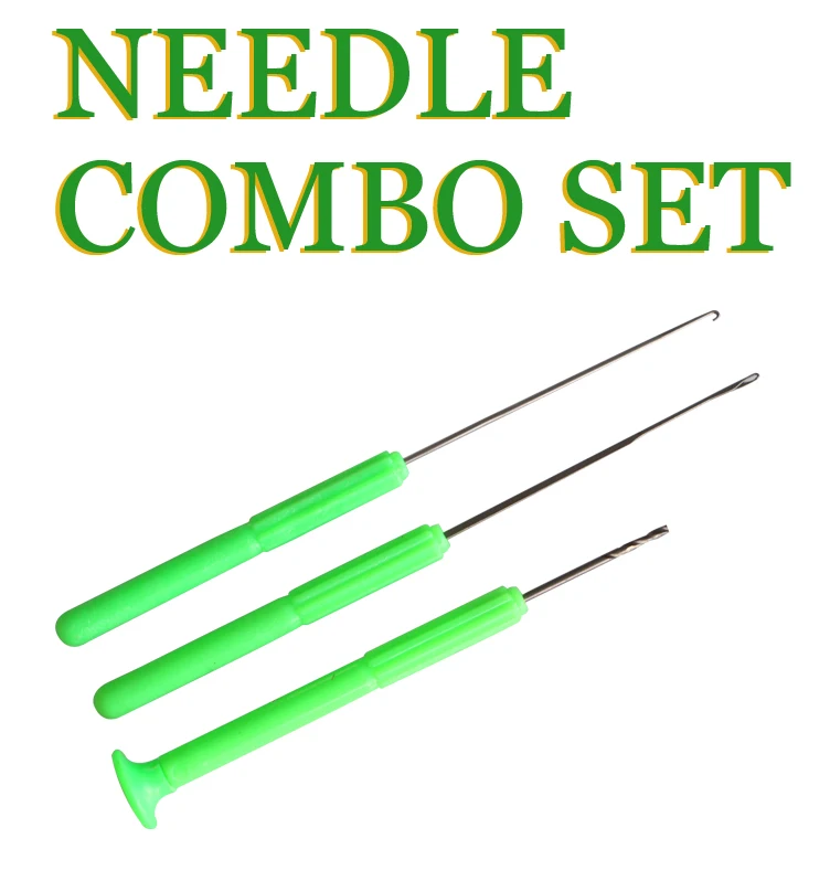 3 in 1 Combo Set Carp Fishing Rigging Bait Needle Tool Fish Drill Tackle 