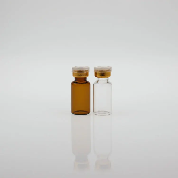 3毫升透明玻璃小瓶药玻璃瓶迷你小玻璃瓶与印刷为药店