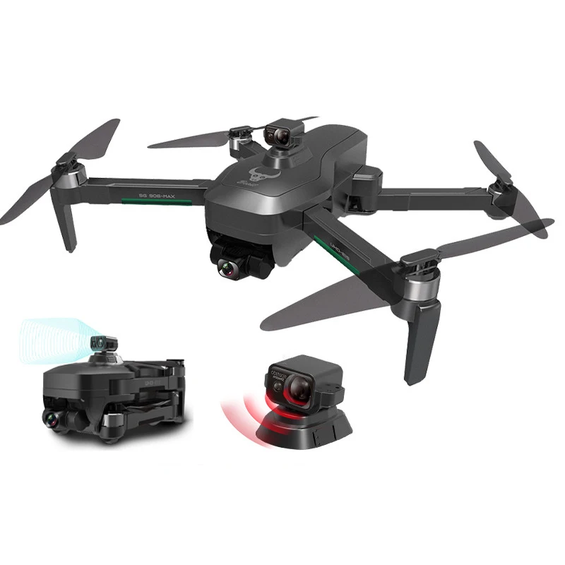 

3-Axis Gimbal Camera Drone 4K Obstacle Avoidance 1.2Km 5G FPV GPS Professional Long Distance Quadcopter Dron sg906 max beast 3