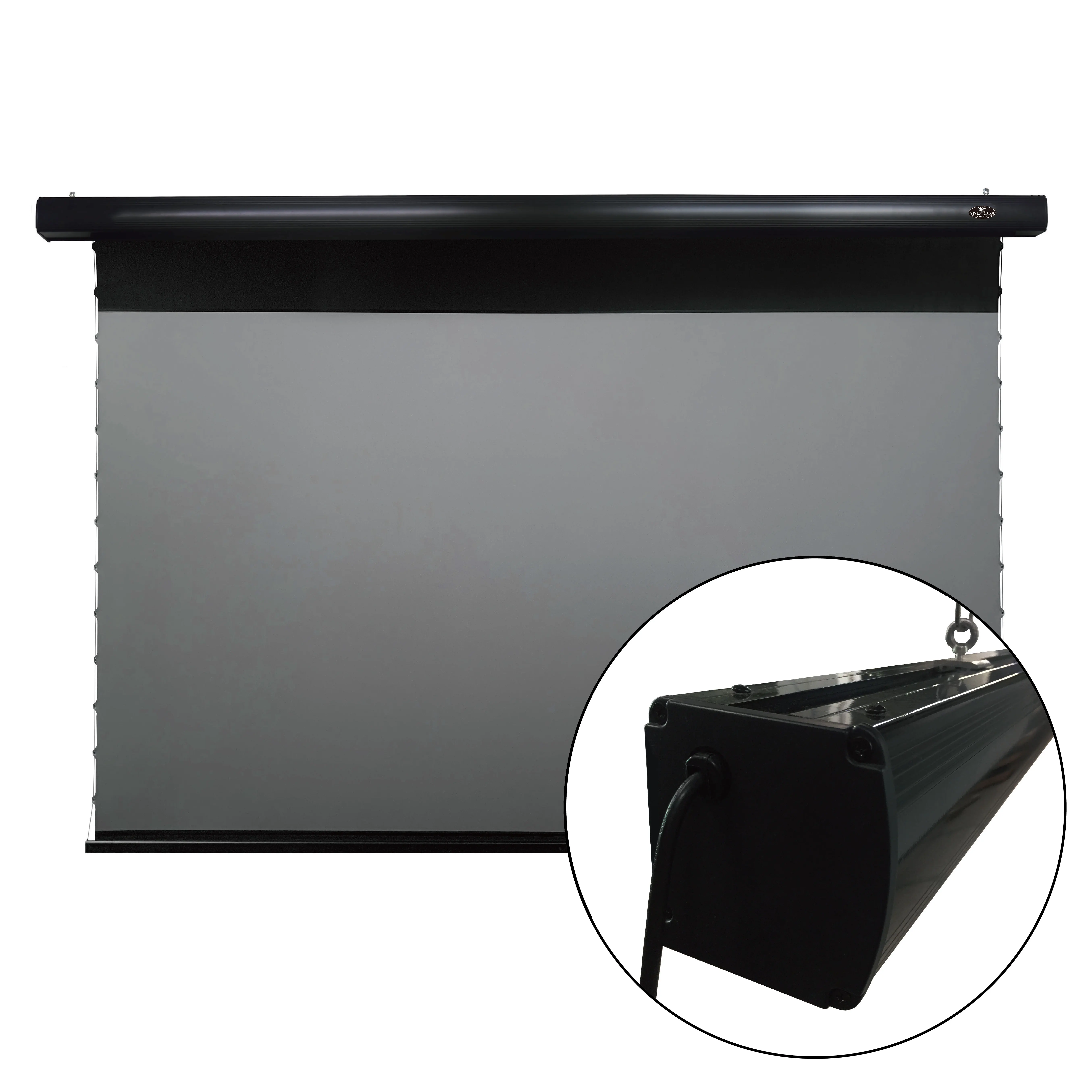 
VIVIDSTORM PRO Motorized 120 inch Drop Down screen UST Projector Ultra-Short Throw Ambient Light Rejecting 4K projector screen 