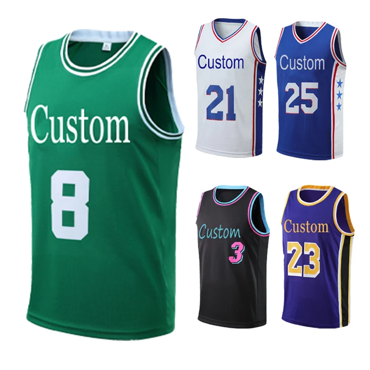 

2021 high quality jersey basketball warm up uniforms uniform youth design jersey basketball, Customizable