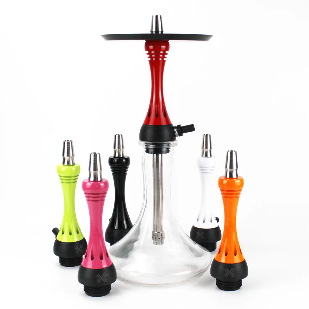 

Alpha Hookah Model X Multicolor Shisha Matte Hookah Removable Diffuser Adsorption Parts Nargile Water Pipe Accessories, Clear
