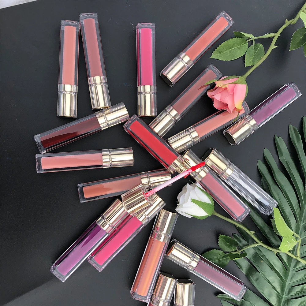 

Private label Vegan glossy lip gloss create your own lipgloss Makeup, 21 colors