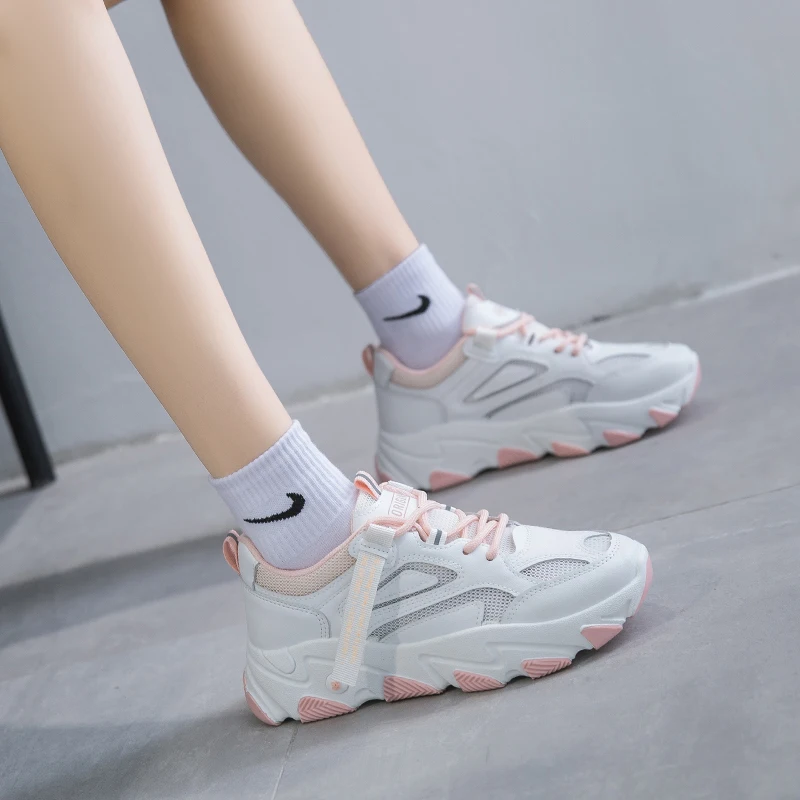 

New arrival lightweight breathable casual sports shoes women sneakers ladies shoes women, Optional