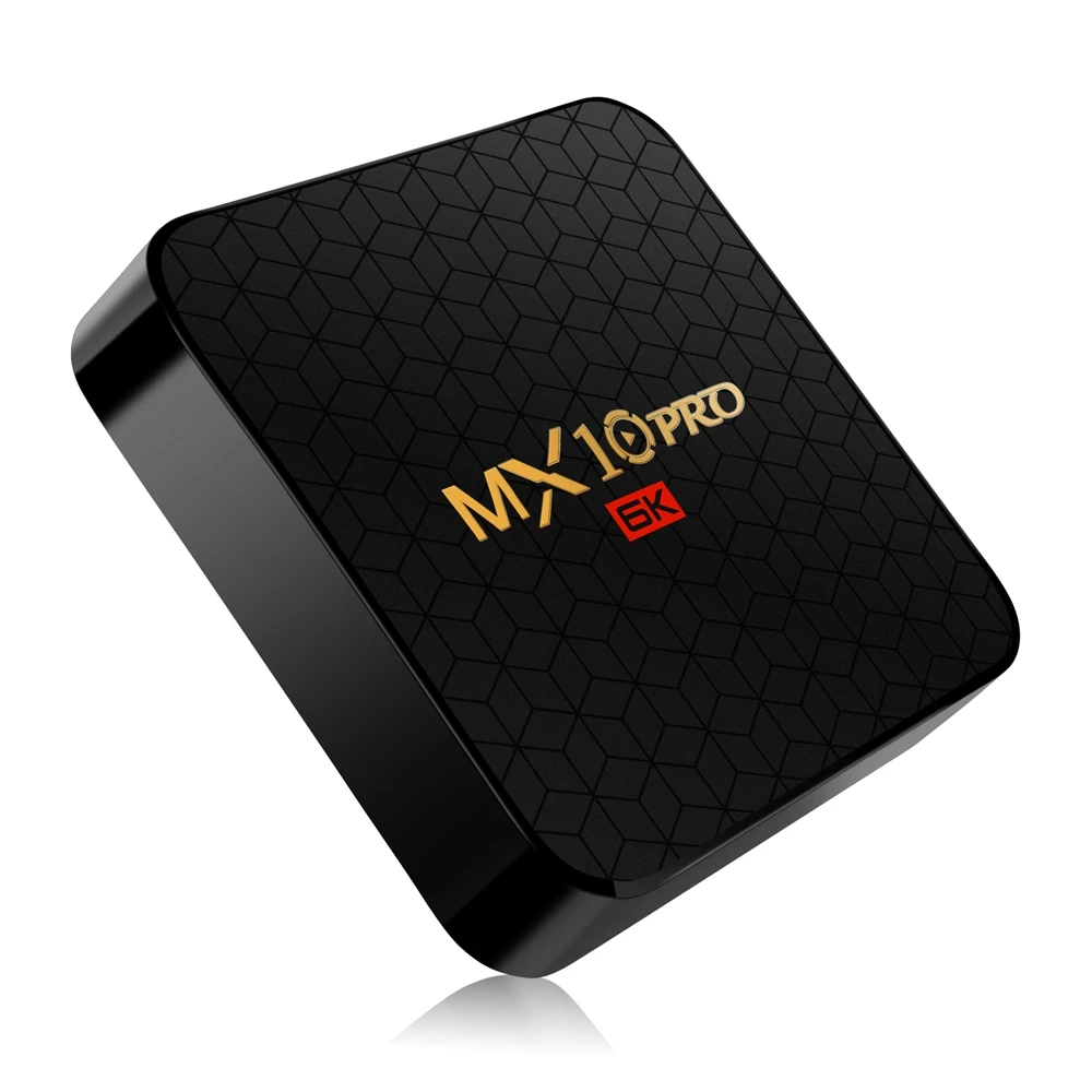 

6K TV Box MX10 Pro Android 9.0 Allwinner H6 Quad Core 4GB 32GB 64GB 2.4G WiFi USB3.0 Support 6K*4K H.265 Smart Media Player