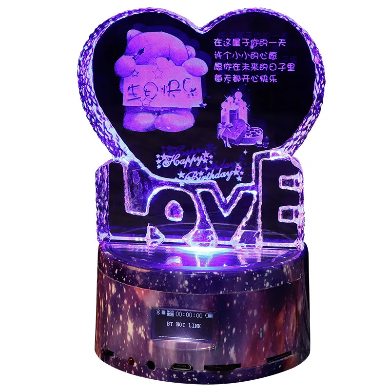 

Cute music box valentine's day present for lovers