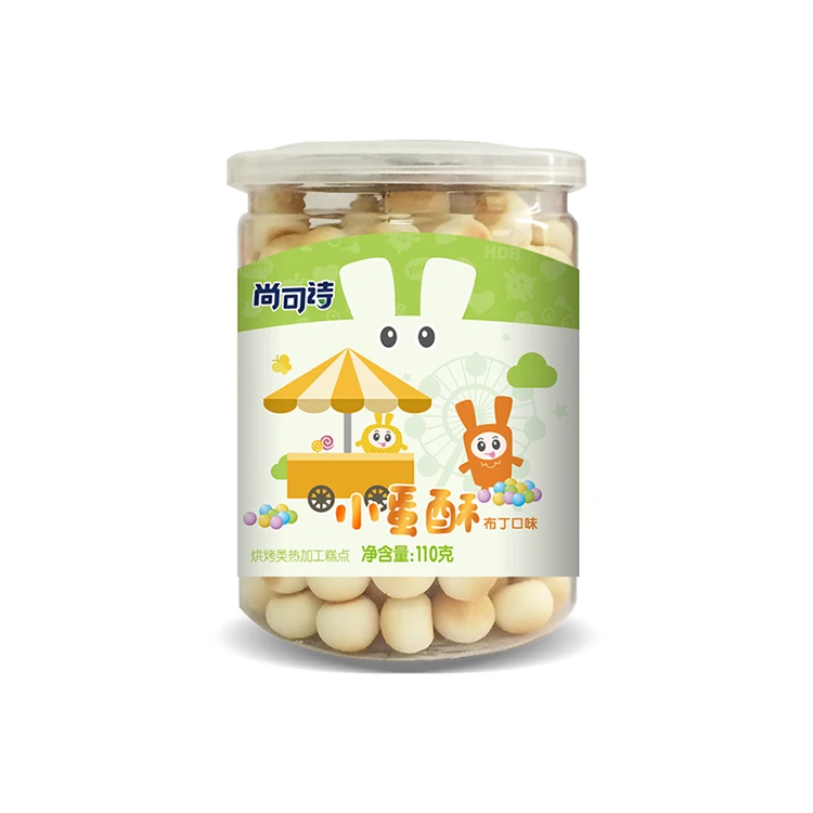 
Pudding flavor small stone biscuits for baby 